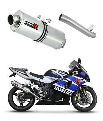 GSXR 1000 K1 - K4 2001 - 2004 Terminale di Scarico Slip-on Marmitta OV DOMINATOR - Immagine 1 di 4