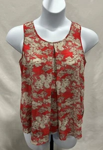 Juicy Couture ladies size M sleeveless blouse with floral print and rhinestones. - Picture 1 of 10
