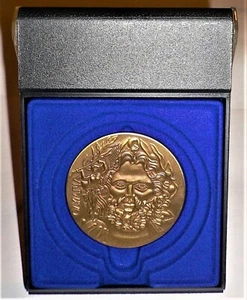 1896 OLYMPIC GAMES ATHENS THE FIRST OLYMPICS Commemorative WINNER Bronze MEDAL - Picture 1 of 3