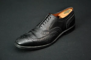 Allen Edmonds Shoes Black Leather McAllister Men's Size 10.5 C Narrow 6205 - Picture 1 of 6