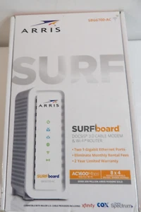 ARRIS SURFBOARD DOCSIS 3.0 CABLE MODEM WI FI ROUTER SBG6700-AC NIB OPEN BOX - Picture 1 of 5