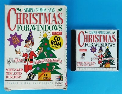 Christmas Für Windows - Simple Simon Says - CD ROM - 1994 - Bild 1 von 4