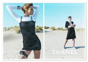 Print Ad Chanel Cruise 21/22 Lola Nicon Anna Ewers 2021 2-Page Advertisement - Picture 1 of 5