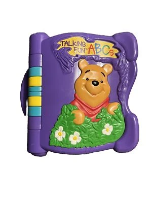 Mattel DISNEY Winnie the Pooh TALKING FUN ABC's Interactive Learning Book: WORKS - Image 1 of 4