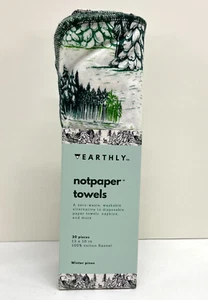 Earthly, NotPaperTowels - Winter Pines Design | Umweltfreundlich, wiederverwendbar Neu im Karton - Bild 1 von 6
