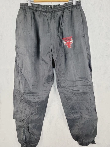 Vtg 90s Competitor NBA Chicago Bulls Sweatpants Trackpants Size Large Baggy Cover
