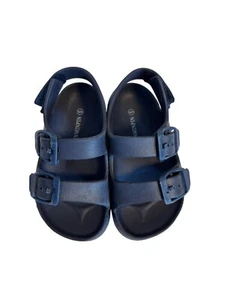Inminpin Size 6 Toddler Navy Blue Adjustable Strap Kids Sandals Buckle Design - Picture 1 of 8