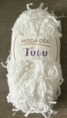 Moda Dea Tutu Yarn Color 3010 White 1.76oz/ 92 yards NeW NWT WoW VISIT STORE!!!! - Image 1 of 4