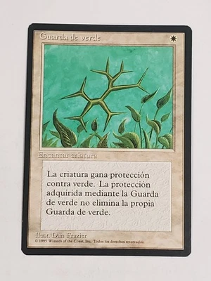 MTG Green Ward (Spanish 4th Edition (BB)/White/U) - BGM - Image 1 of 2