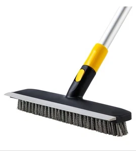 Yocada 2-in-1 Floor Scrub Brush with Telescopic Handle, 55.9" Bathroom & Patio - Picture 1 of 7