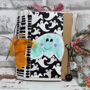 Diario basura de Halloween hecho a mano paquete efímero espeluznante, suministro de artesanía para diario - Imagen 1 de 10