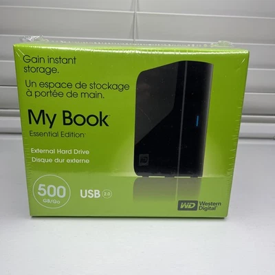 Western Digital External Hard Drive 500 GB My Book Essential Edition USB 2.0 NEW - Image 1 of 4