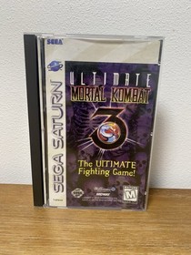 Ultimate Mortal Kombat 3 Sega Saturn with Manual & Registration Card