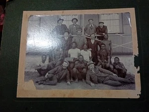 COLONIE FOTO CARTONATA ANNI 20/30 LAVORATORI - Foto 1 di 2