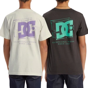 DC Shoes Kids Mid Century Short Sleeve Crew Neck Cotton Top Graphic Tee T-Shirt - Picture 1 of 13