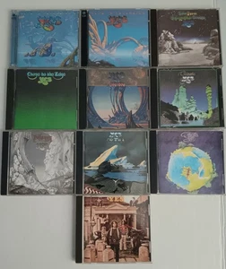 Yes 10 CD Lot TESTED Double Disc's Fragile Drama Classic Relayer More! Solid CDs - Imagen 1 de 6