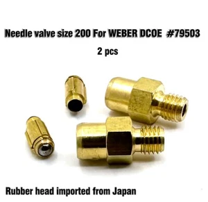 Needle valve size 200 WEBER DCOE #79503 2pcs - Picture 1 of 3