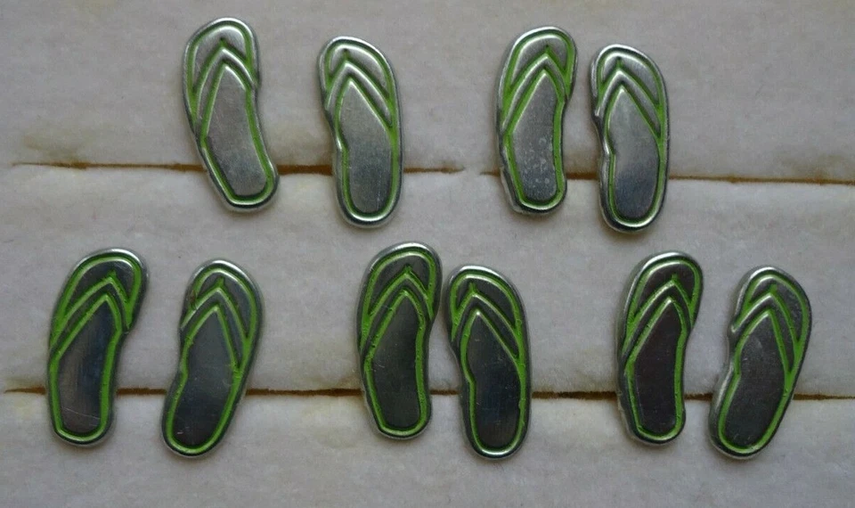 Sandalias Brads Chanclas Playa Verano Vacaciones Zapatos Junto a la Piscina Artesanías Tarjetas Foto 1 de 1