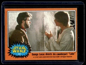 1977 Topps Orange High Grade! George Lucas Luke Skywalker mark Hammell #321 - Picture 1 of 2