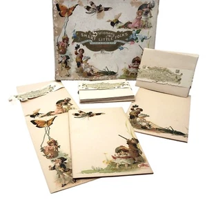 Set cancelleria vintage George B. Hurd & Co per piccoli intelligenti antico LEGGI - Foto 1 di 5