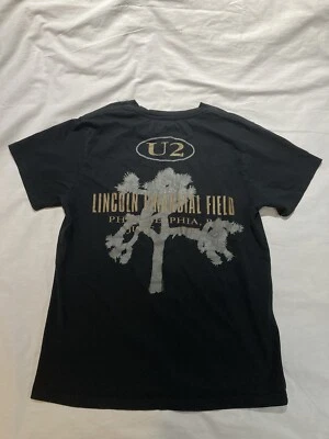 Camiseta U2 The Joshua Tree Tour 2017, Philadelphia Show, talla mediana Foto 1 de 4