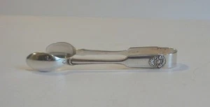 VINTAGE TOWLE "FIDDLE SHELL" STERLING SILVER SUGAR TONGS, 25 grams, NO MONOG. - Picture 1 of 6