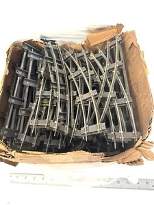 Large Lot of Vintage Train Tracks Curved and Straight 1" wide Wheelbase - Picture 1 of 8