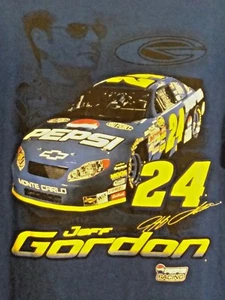 Camiseta Azul CHASE AUTHENTICS RN 15373 Jeff Gordon #24 PEPSI-NASCAR Adulto: GRANDE - Imagen 1 de 4