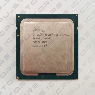 Procesador CPU Intel Xeon E5-2470 v2 SR19S 2,4 GHz 10 núcleos 95 W LGA1356 Foto 1 de 2