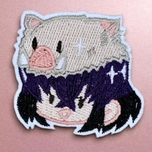 INOSUKE HASHIBIRA SOMBRERO DE JABALÍ CABEZA DE CHIBI CAZADOR DE DEMONIOS ANIME SERIE DE TV PARCHE PLANCHADO - Imagen 1 de 4