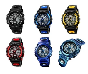 SKMEI Sports Unisex Water Resistant Dual Time Analogue Digital Wristwatch - Picture 1 of 8