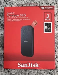 SanDisk 2TB Portable SSD, External Solid State Drive 800MB/s - SDSSDE30-2T00-G26 - Afbeelding 1 van 2