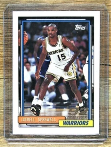 1992-93 Topps 92 Draft Pick Latrell Sprewell #392 Rookie Warriors Basketball - Imagen 1 de 2