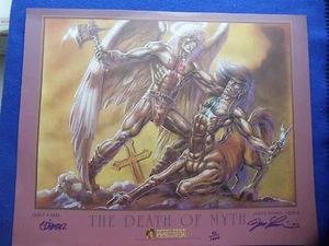 HARD TO FIND   THE DEATH OF MYTH #174/1000  SIGNED BY LINSNER & O'BARR - Picture 1 of 4