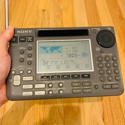 Radio Receptor Sony ICF-SW55 Banda Mundial y Onda Corta  Foto 1 de 4