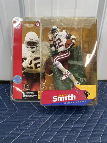 NEW McFarlane Action Figure EMMITT SMITH Series 6 NFL Sports Figure Toy NIP Cover