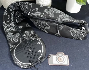 Miggo Black Strap & Wrap Two ways For DSLR Camera Padded Hand Strap Wings - Picture 1 of 2