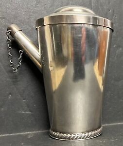 VTG 1920s Tait-Zinkand Cafe San Francisco Silver Plate Cocktail Shaker
