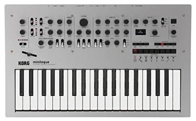 KORG Minilogue Silver Polyphonic Analogue Synthesizer 100% Genuine Product NEW - Image 1 of 4