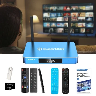 Последний Superbox S7 Max оригинальный нераспечатанный 2025 - Изображение 1 из 4