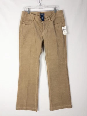 Pantalones de pana de colección nuevos con etiquetas Polo Jeans Company para mujer 14 mezcla de algodón rectos preppy Foto 1 de 4