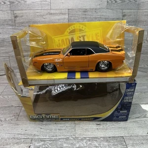 Chevy Camaro 1969 Z28 1/24 Bigtime Muscle 2009 Orange Black Stripes - Picture 1 of 12
