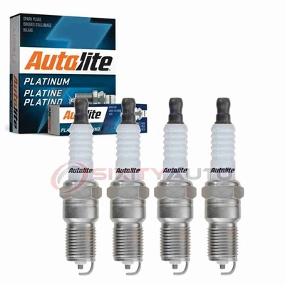 4 pc Autolite Platinum Spark Plugs for 1985-1989 Merkur XR4Ti Ignition rh - Image 1 of 4