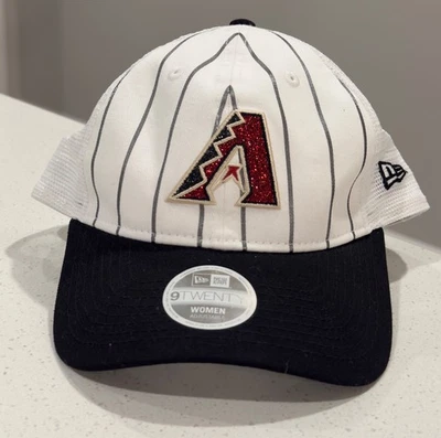 NUEVO CON ETIQUETAS NUEVO Gorra de béisbol ajustable New Era 9Twenty Arizona Diamondbacks para mujer Foto 1 de 4