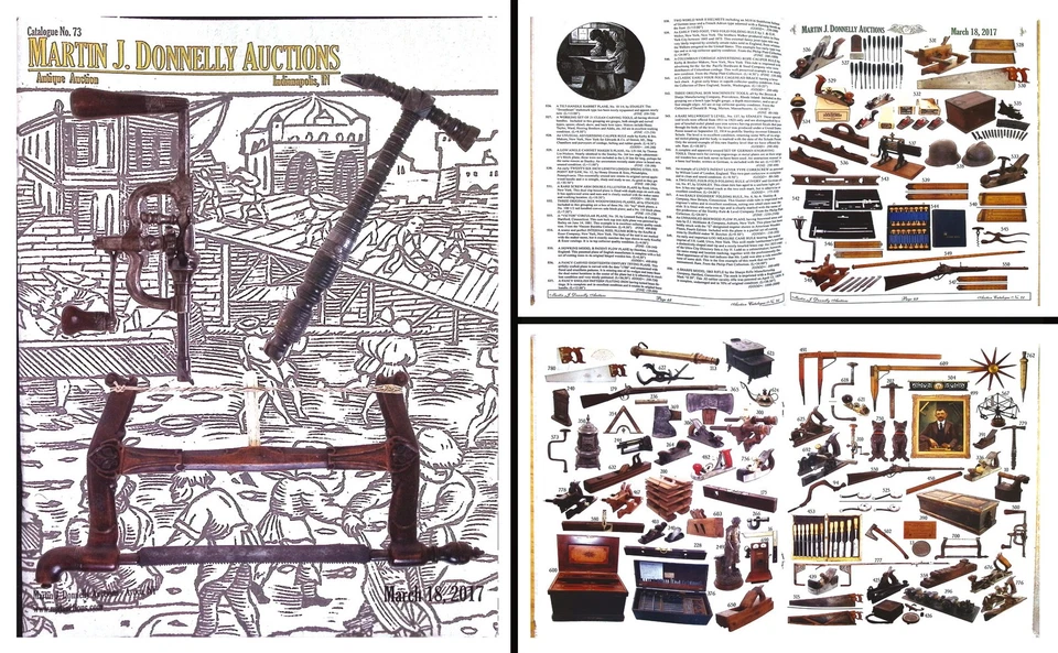 Catálogo de subasta de herramientas antiguas a todo color marzo, 2017 con precios realizados Foto 1 de 1