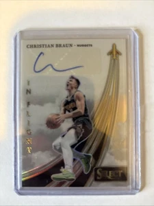 2023-24 Panini Select - In Flight Signatures Christian Braun #IFS-BRA/149 (AU) - Imagen 1 de 2