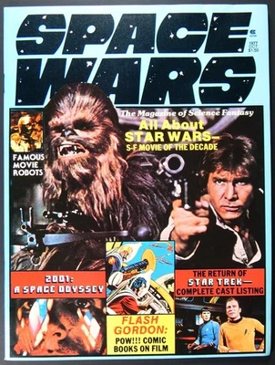 VTG SPACE WARS MAGAZINE OCTOBER 1977 STAR WARS 2001 STAR TREK FLASH GORDON FINE+ Foto 1 de 3