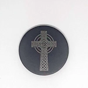 Celtic Cross Golf Ball Marker Laser Etched Spiritual - Picture 1 of 1