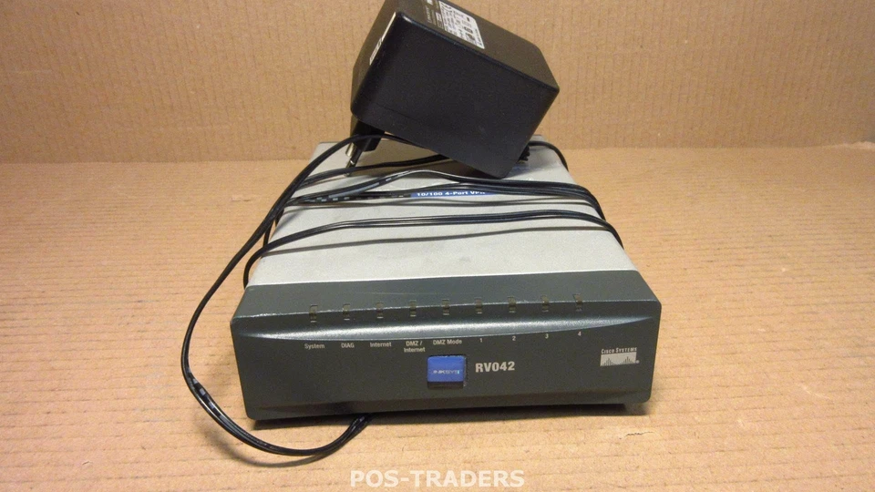 Cisco Linksys RV042 V1.1 Home 4-Port 10/100 LAN 1-Port WAN VPN Router INCL PSU - Bild 1 von 3