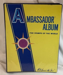 Vintage H.E. Harris Ambassador Album Briefmarken der Welt Sammlung Lot - Bild 1 von 9